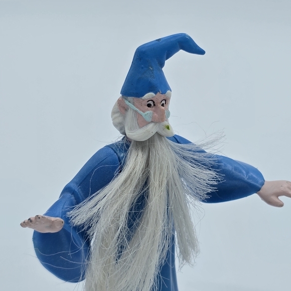 Vintage 1995 McDonald's Disney Merlin The Sword In The Stone Toy Figure - Picture 3 of 8